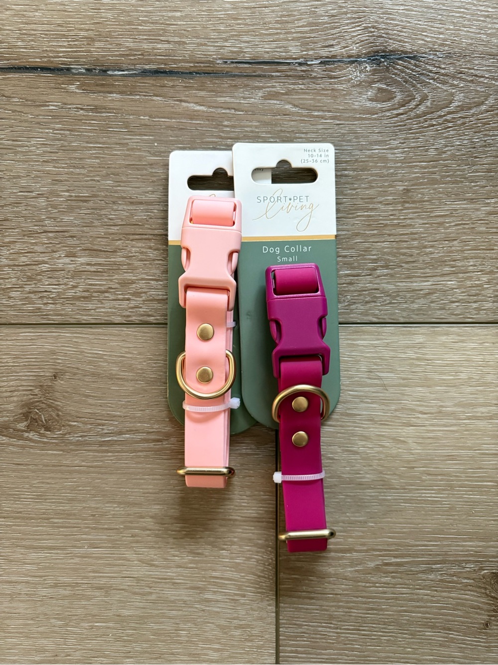 Pack of 2 Sport Pet Living Pet Collar Size Small